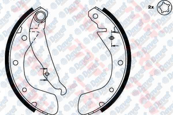 TRW GS8542 Arka Fren Balatasi Pabuc Ince Tip Corsa B - Astra F